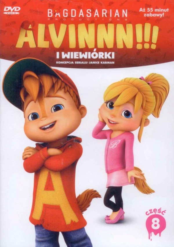 Alvin i wiewiórki DVD cz.8 Alvinnn - KD