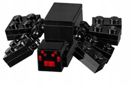Lego Minecraft pająk WAWA