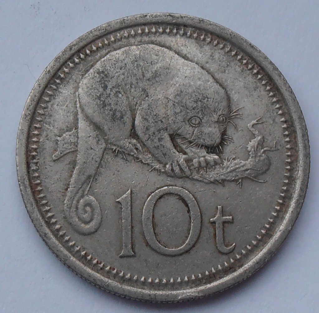 1976r. - Papua Nowa Gwinea - 10 Toea
