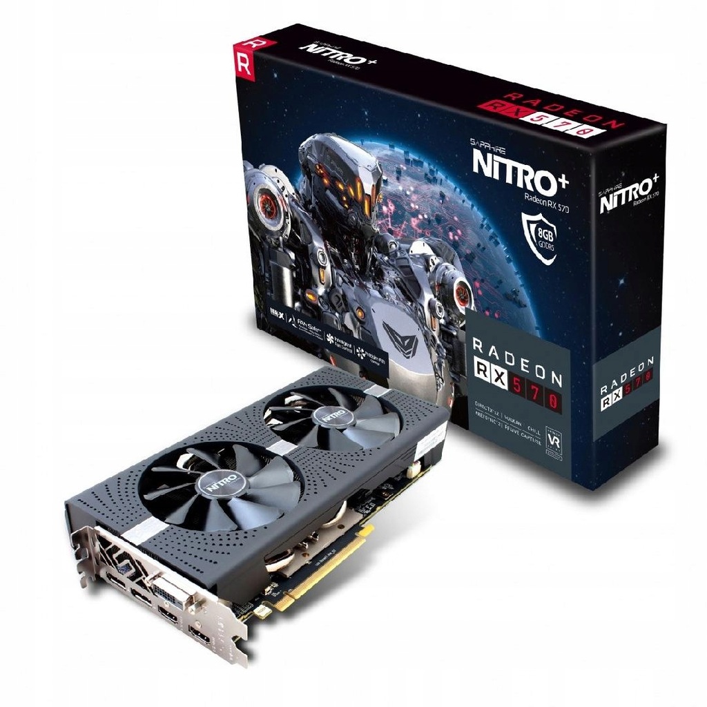 Sapphire Radeon RX 570 NITRO+ 8GB GDDR5 256BIT