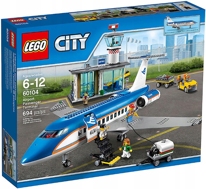 LEGO City 60104 Lotniskowy terminal pasażerski