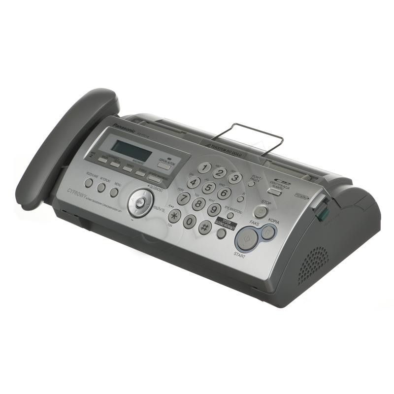 Telefon przewodowy Panasonic KX-FP218PD-S ( srebrn