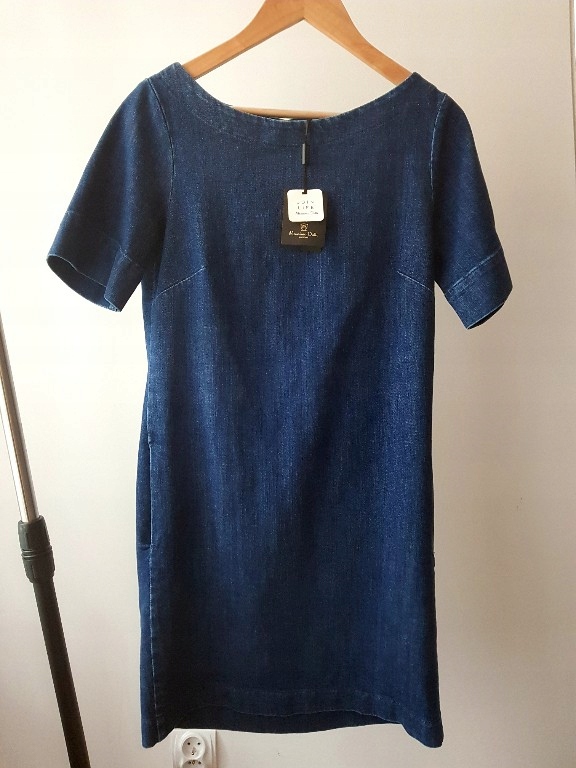 Massimo Dutti 36 S sukienka jeansowa - 7752052077 - oficjalne archiwum  Allegro