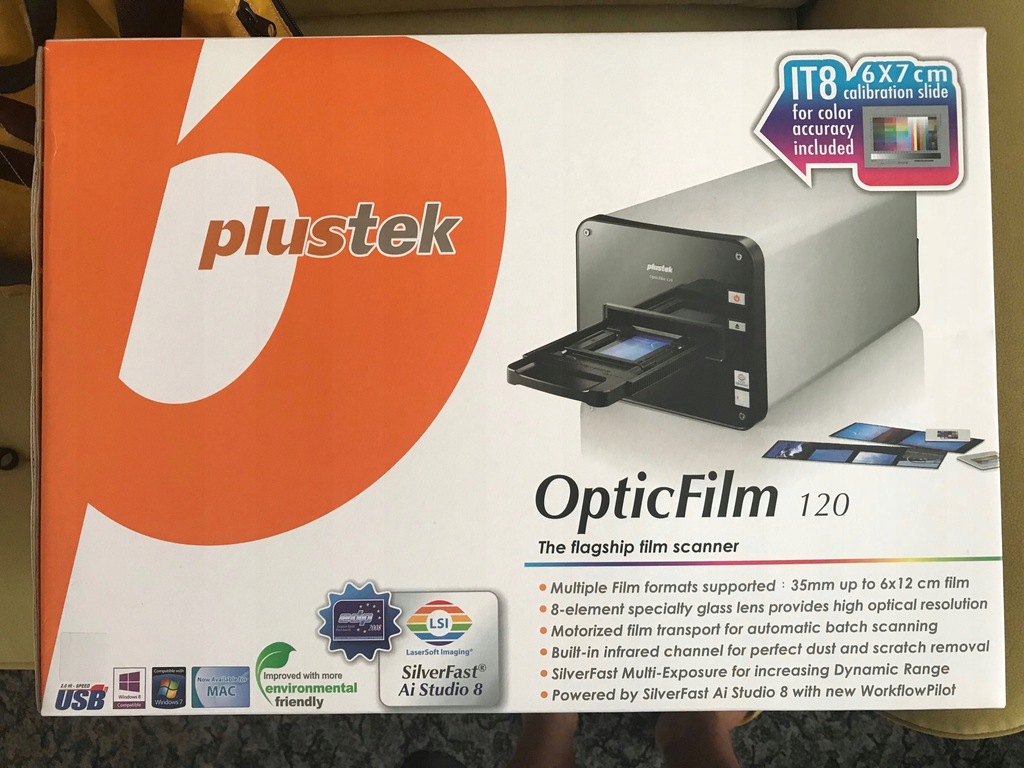 Plustek OpticFilm 120 skaner do negatywów