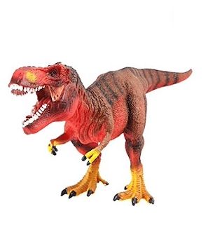 FIGURKA DINOZAUR T REX DUŻY MODEL 13CM CZERWONY 3+