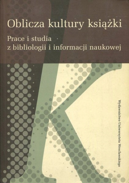 Oblicza kultury książki NOWA