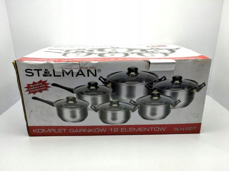 ZESTAW GARNKÓW STALMAN SLN-007 12 ELEMENTÓW