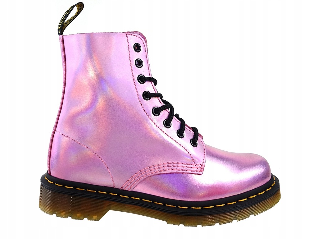 dr martens pink holographic