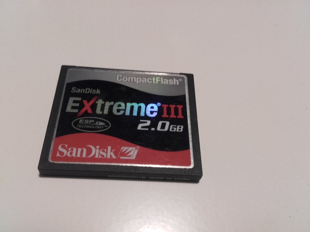 karta pamięci sandisk 2 GB comapct flash Extreme