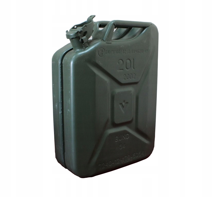 Metalowy Kanister wojskowy 20l BUNDESWEHR