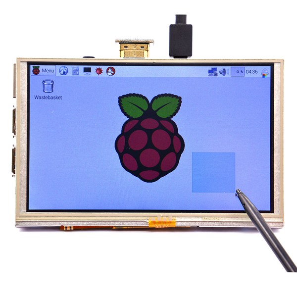 RASPBERRY PI EKRAN LCD DOTYKOWY 5 cali 