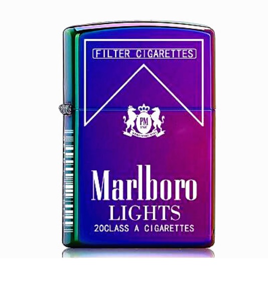Marlboro benzynowa zapalniczka na prezent 2 kolory