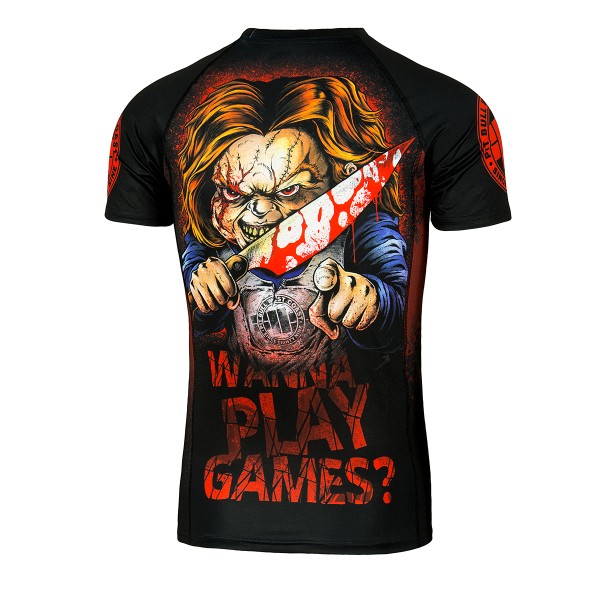 pit bull rashguard WANNA PLAY GAMES M CHUCKY