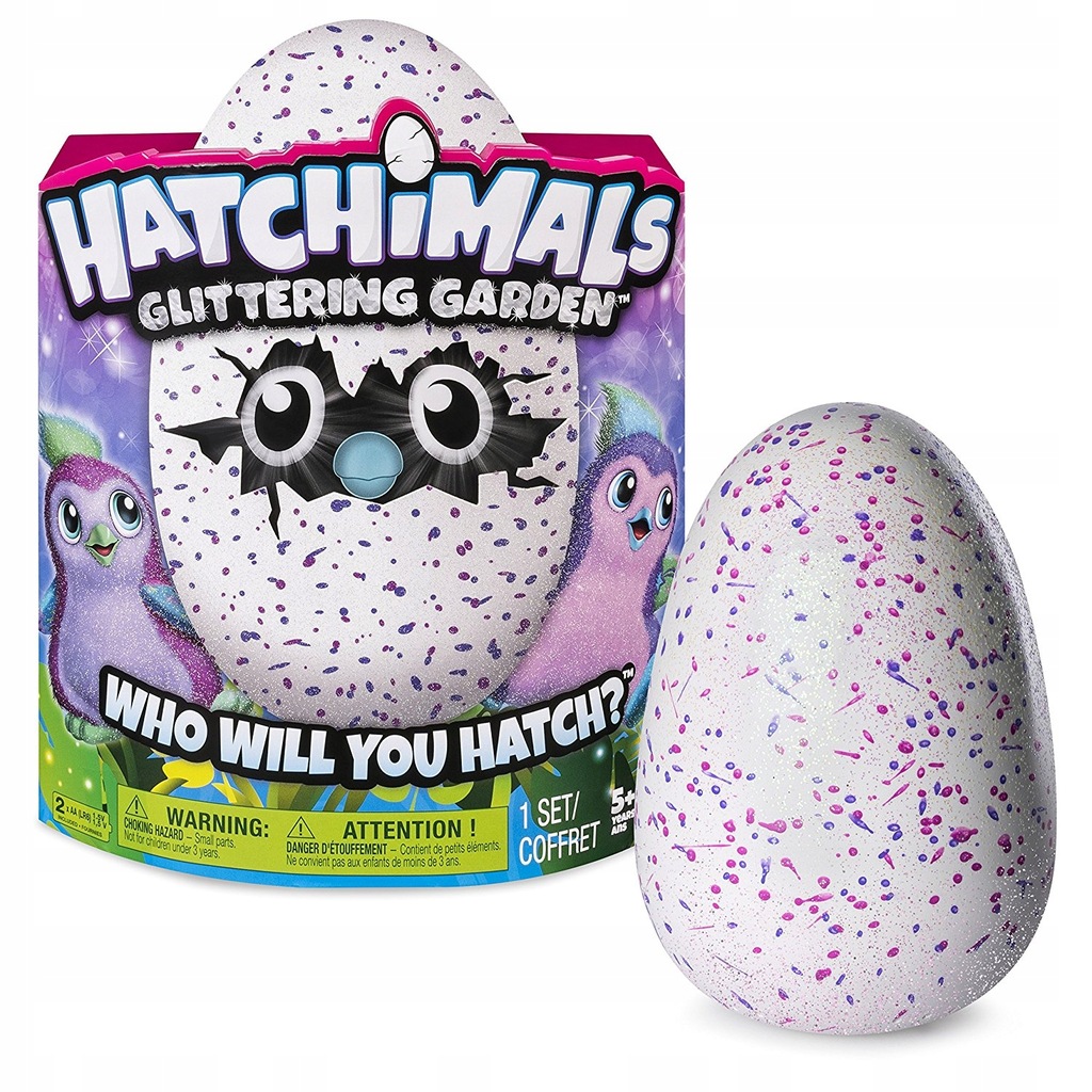 HATCHIMALS DUŻE JAJO GLITTERING EDYCJA SPECJALNA