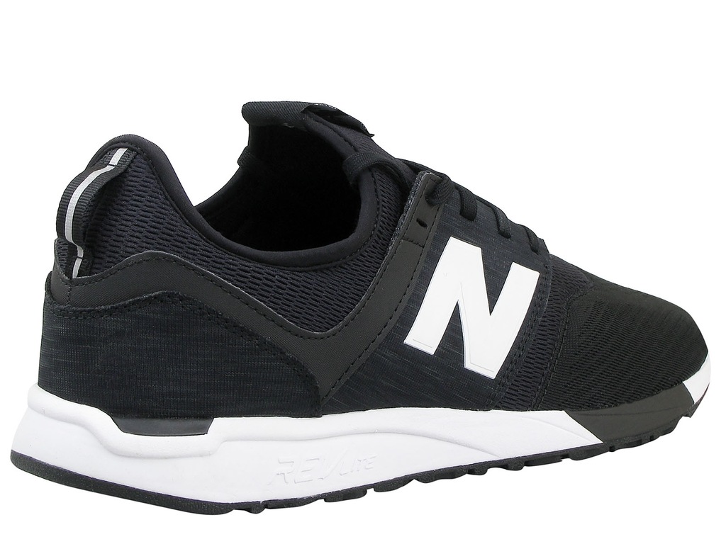 new balance 247 trainers in black mrl247ck