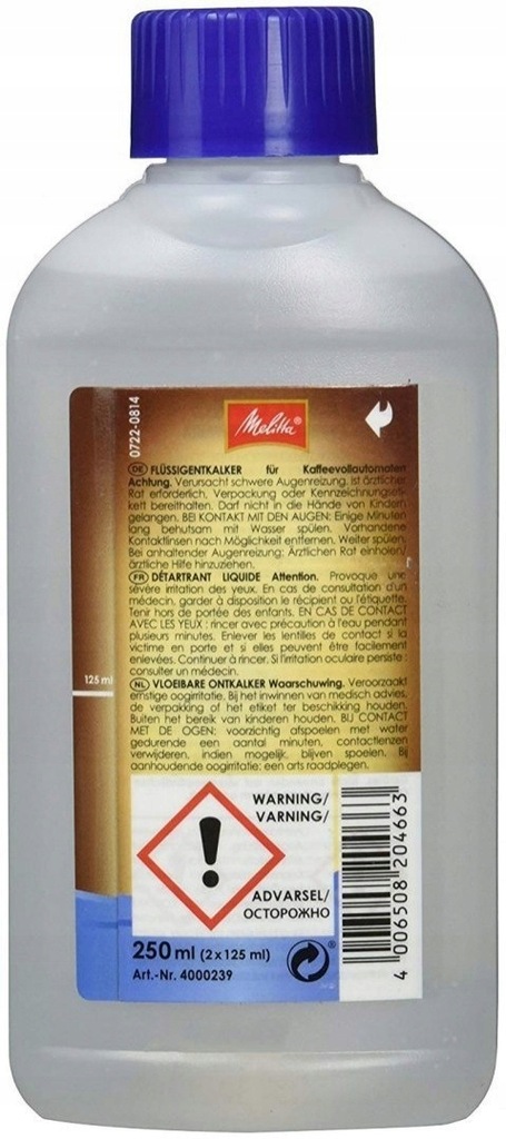 Anti calc Melitta odkamieniacz - 7509711660 - oficjalne archiwum Allegro