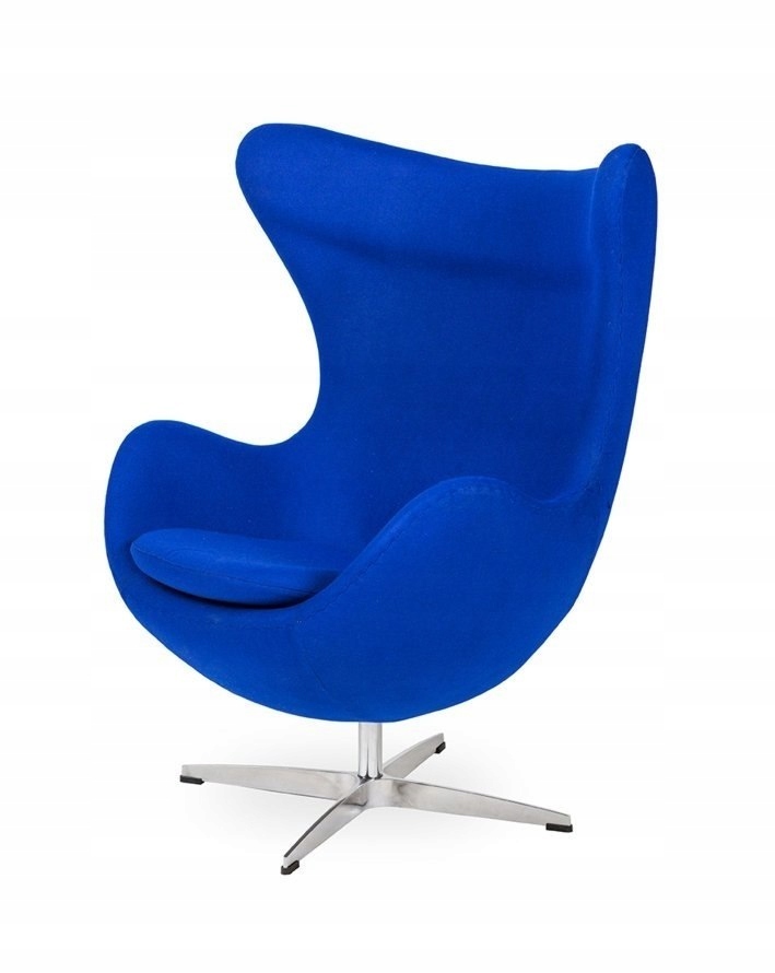 Fotel EGG CLASSIC atramentowy niebieski. 29 -wełna