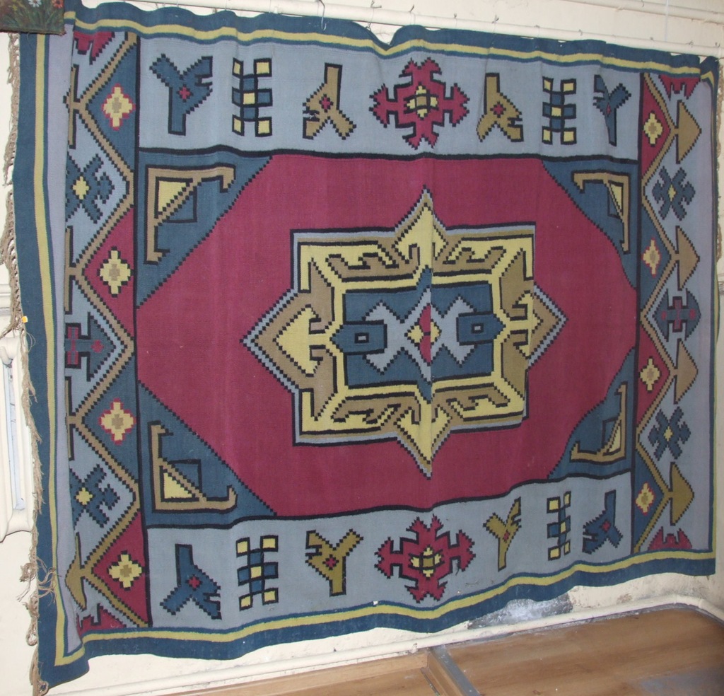 LATA 20-TE. LWÓW.M.CHAMUŁA.UNIKATOWY OGROMNY KILIM