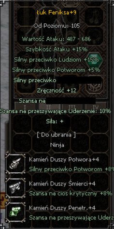Metin2 PL Tortuga Łuk Feniksa+9 Super do szarfy :)