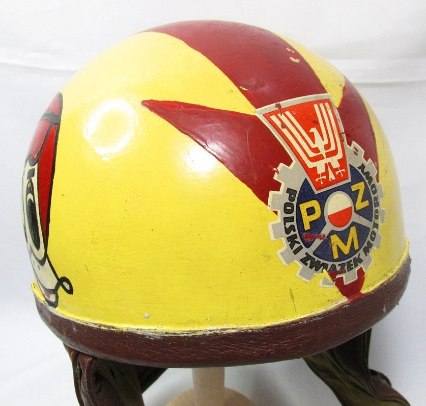 UNIKATOWY KASK ORZESZEK PZMOT PRL ORYGINAŁ DUŻY