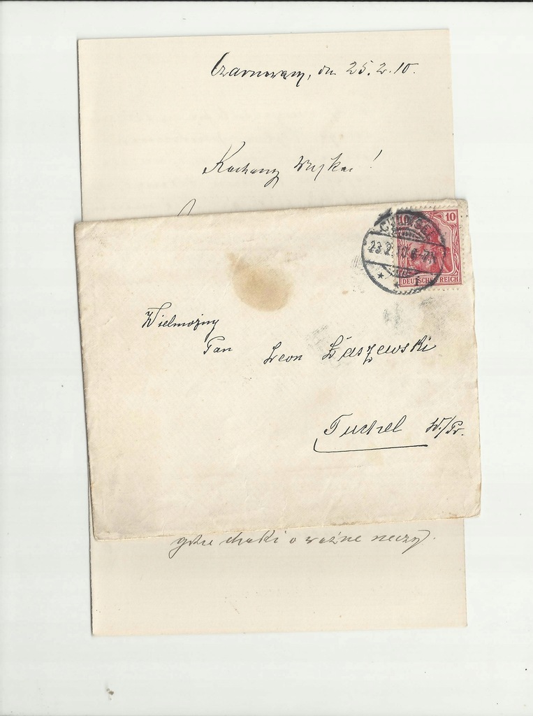 144/Tuchel W./Pr. (Tuchola)1910 - list