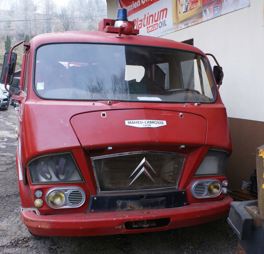 Citroen Belfegor 1969r, na chodzie, straż