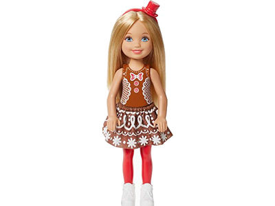 LALKA BARBIE CHELSEA ŚWIĄTECZNA DMN89