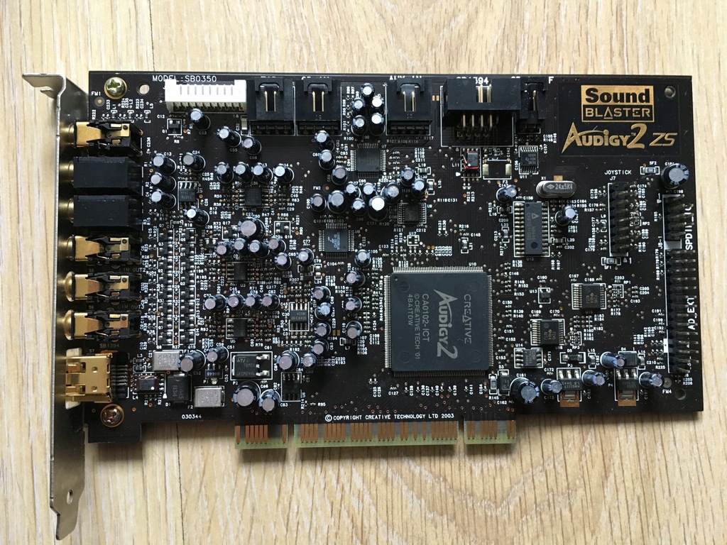 Creative Sound Blaster Audigy 2 ZS GOLD SB350