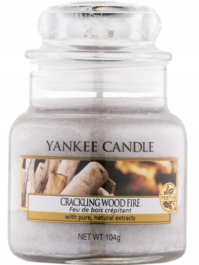 YANKEE CANDLE ŚWIECA Crackling Wood Fire 104g