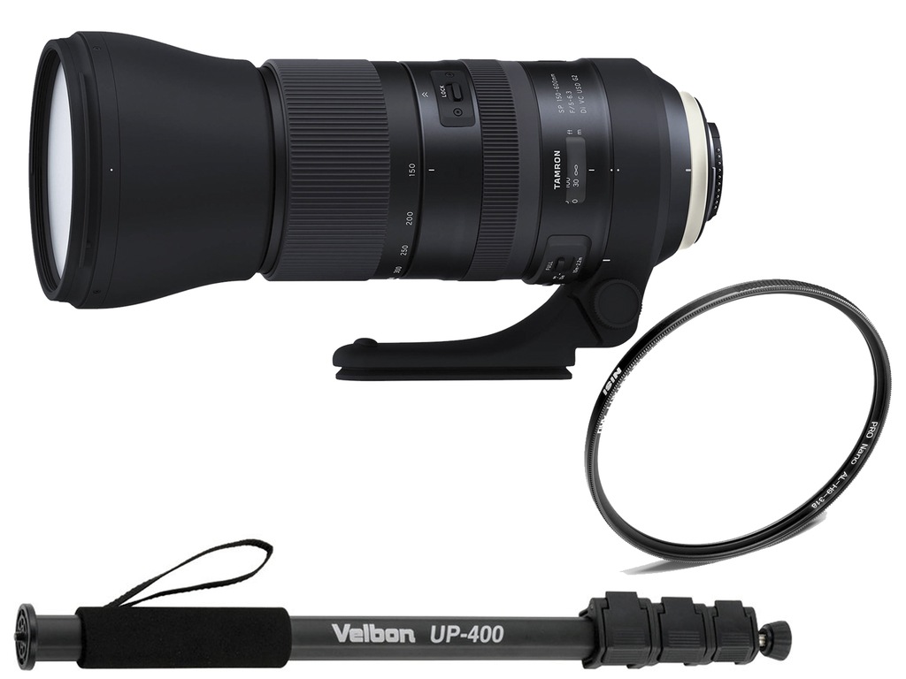 TAMRON 150-600 G2 NIKON FILTR UV MONOPOD VELBON