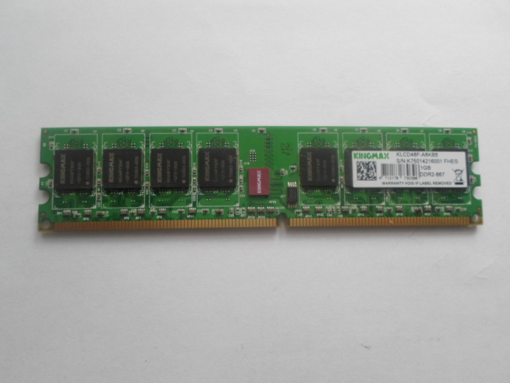 Pamięć RAM KINGMAX 1GB DDR 2 667KLCD48F A8KB5