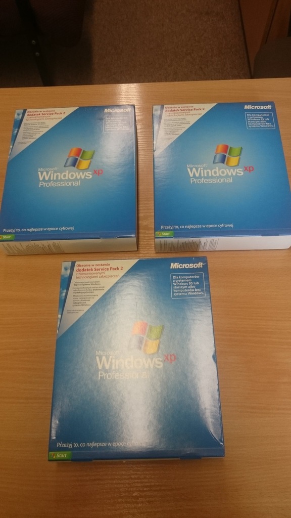 Windows XP Professional BOX Polski z SP2 32bit