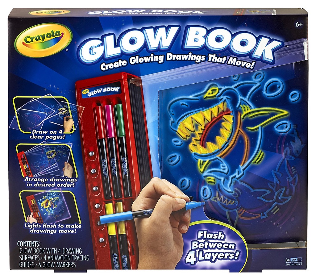 CRAYOLA GLOW BOOK podświetlana tablica projektor