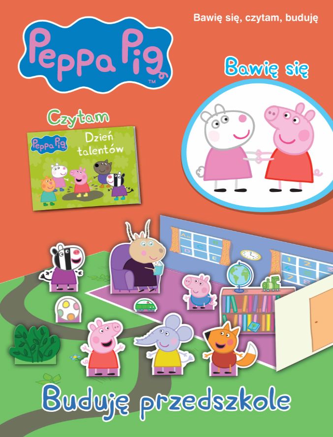 Świnka Peppa. Bawię się, czytam... Buduję przed...