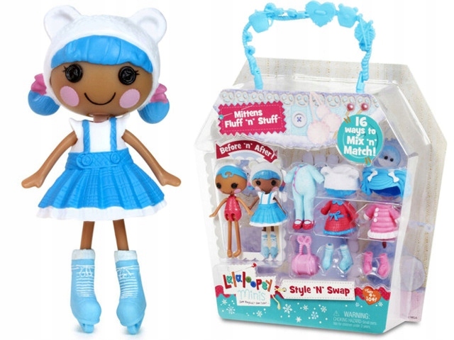 Lalaloopsy MINI + ubranka buty D. Mittens Fluff