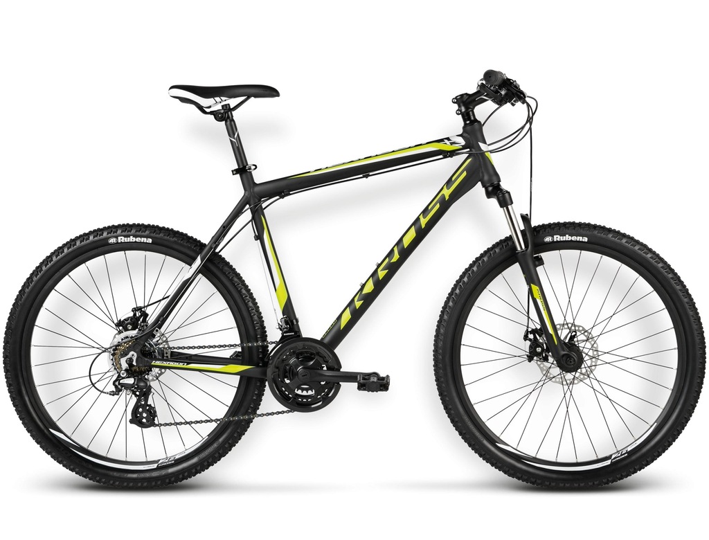 KROSS HEXAGON X2 DISC 19" CZARNY LIMONKOWY