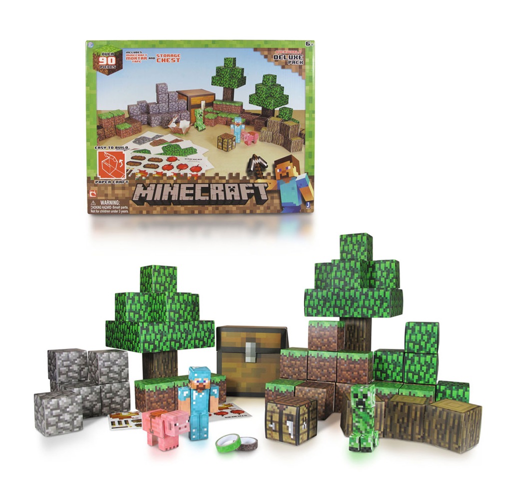 Minecraft Papercraft Figure Set Overworld / i305