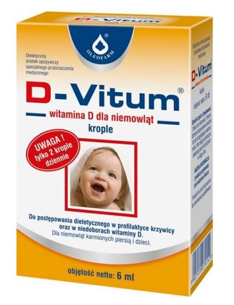 D Vitum Witamina D Dla Niemowląt Krople 6ml