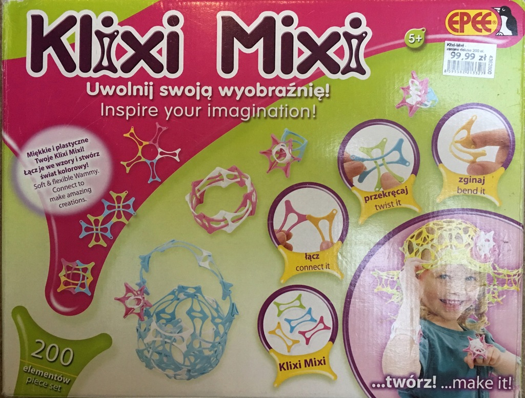 KLIXI MIXI zestaw deluxe 194 elementów
