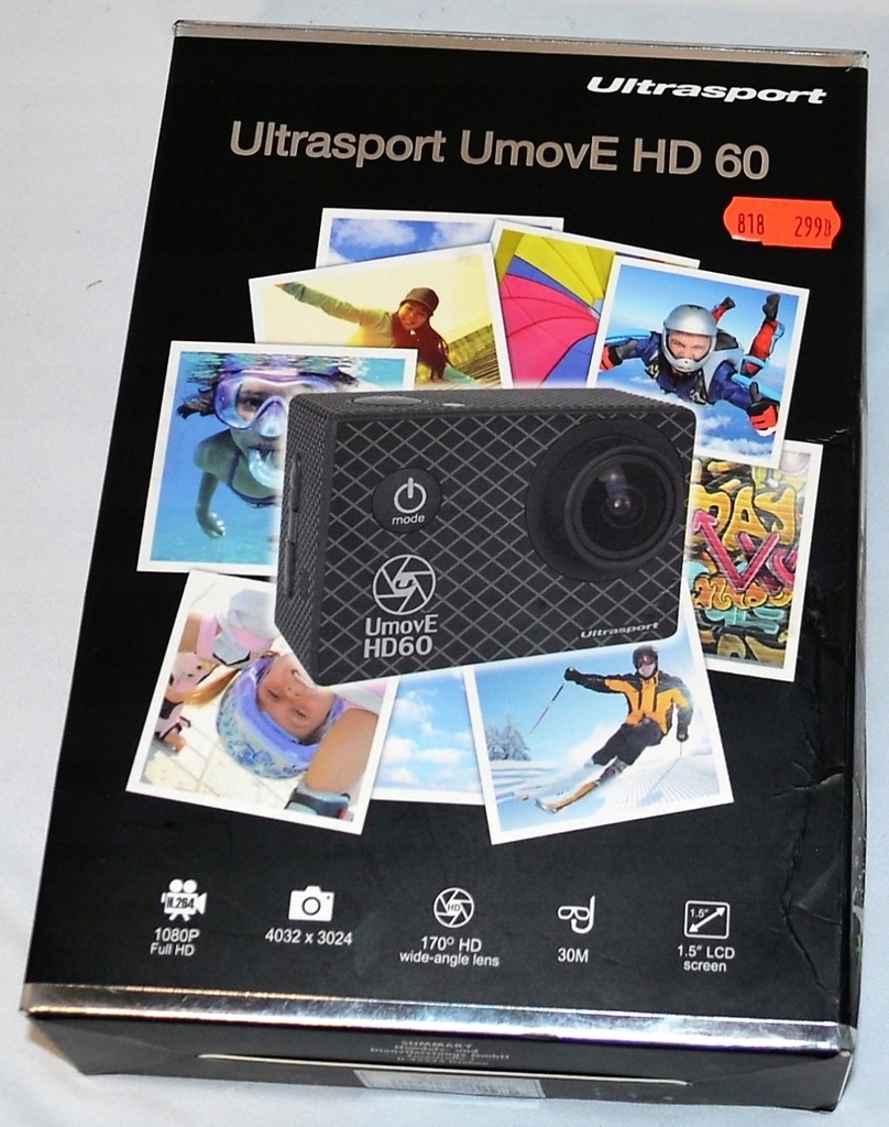 Action kamera Ultrasport UmovE HD 60