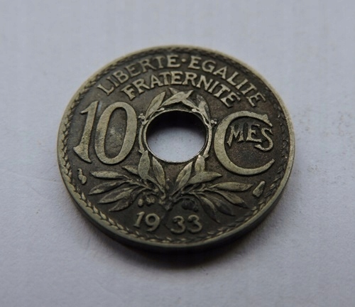 Francja 10 centimes 1933
