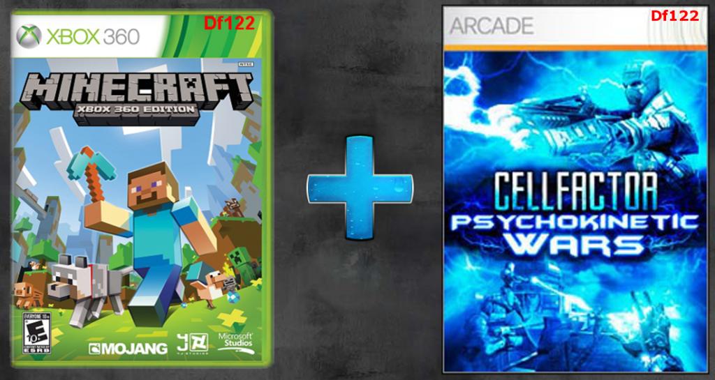 MINECRAFT XBOX 360+CellFactor: PW + Texture Pack