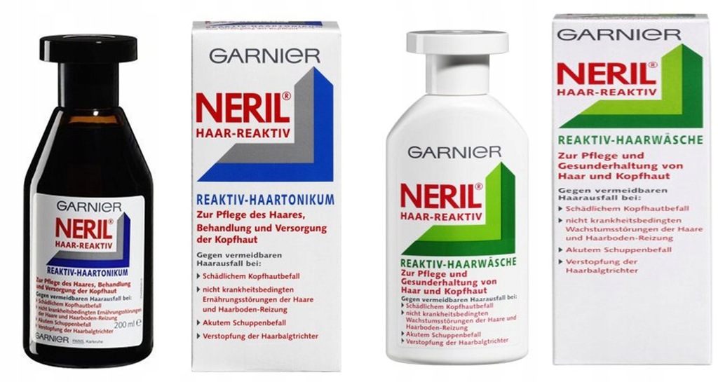 GARNIER NERIL ZESTAW TONIK + SZAMPON Z DE