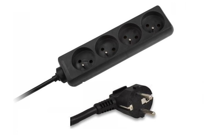 PRZEDŁUŻACZ CZARNY 3m ELEKTRYCZNY GRUBY KABEL !!!