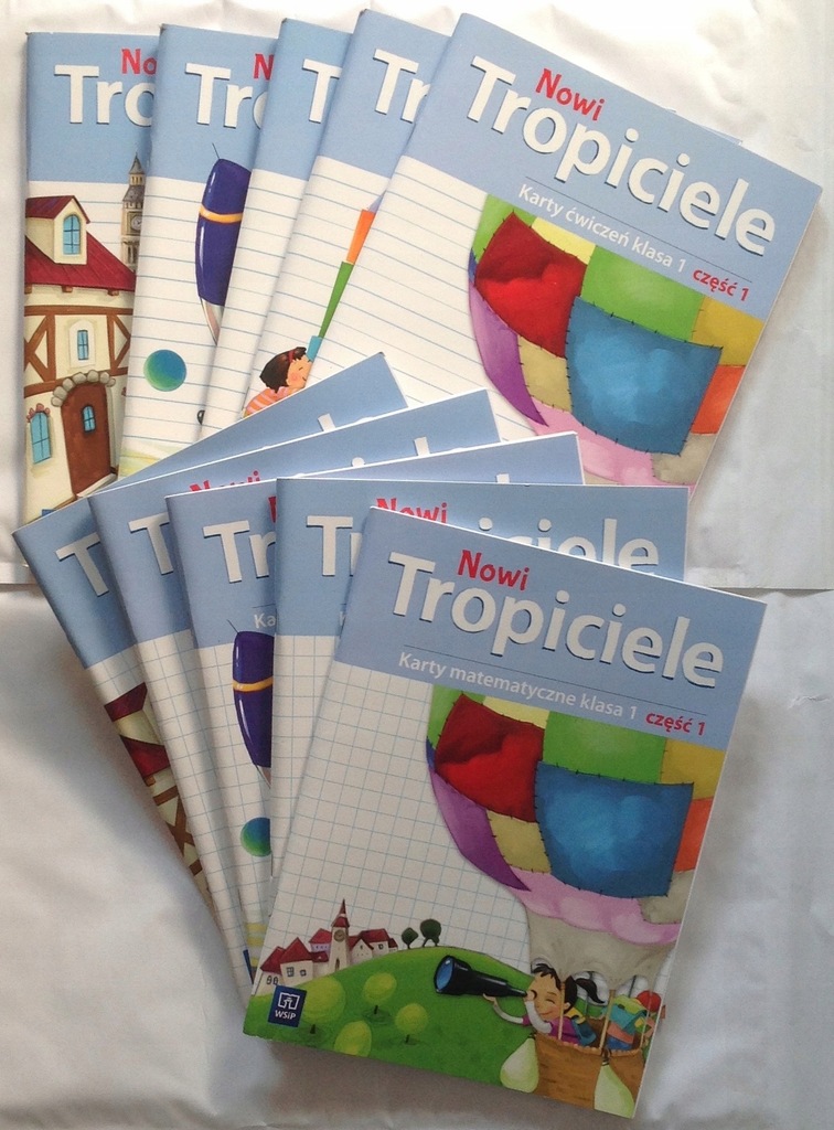 NOWI TROPICIELE KLASA 1 PAKIET 10 CZĘŚCI WSiP