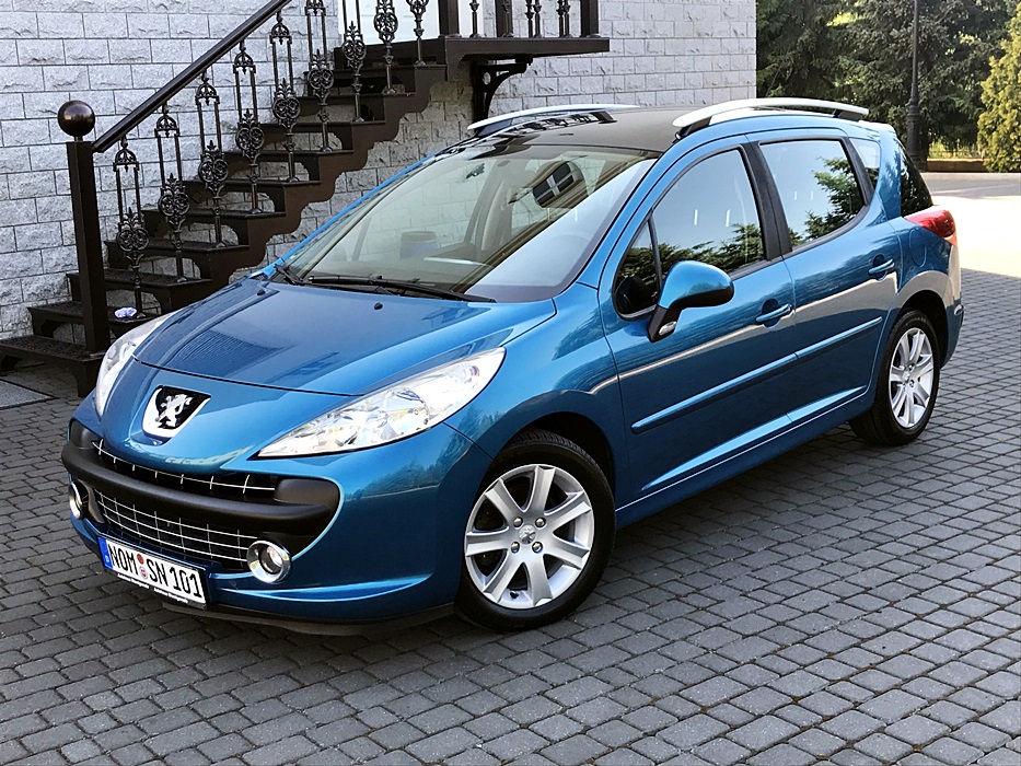 PEUGEOT 207sw 1.6 HDI PANORAMICZNY DACH ALU SPORT