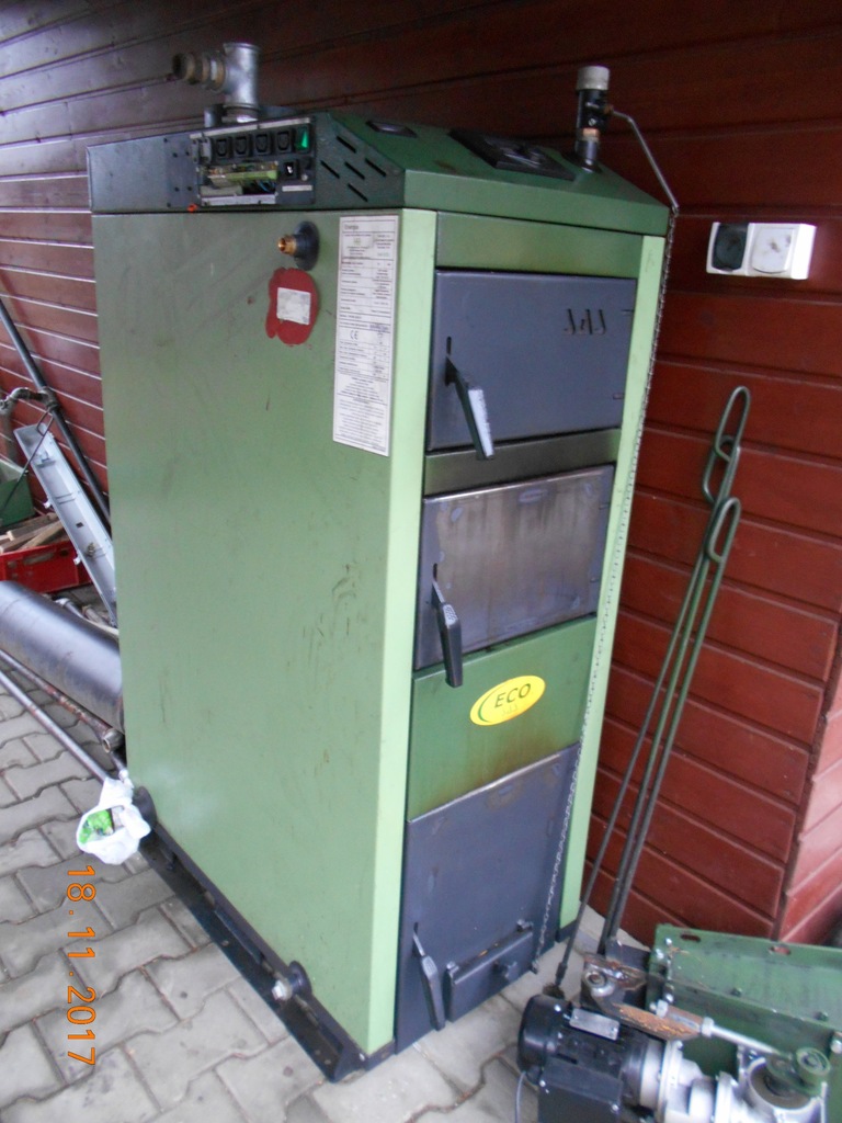 Piec CO 29 KW. z podajnikiem, "SAS - ECO.