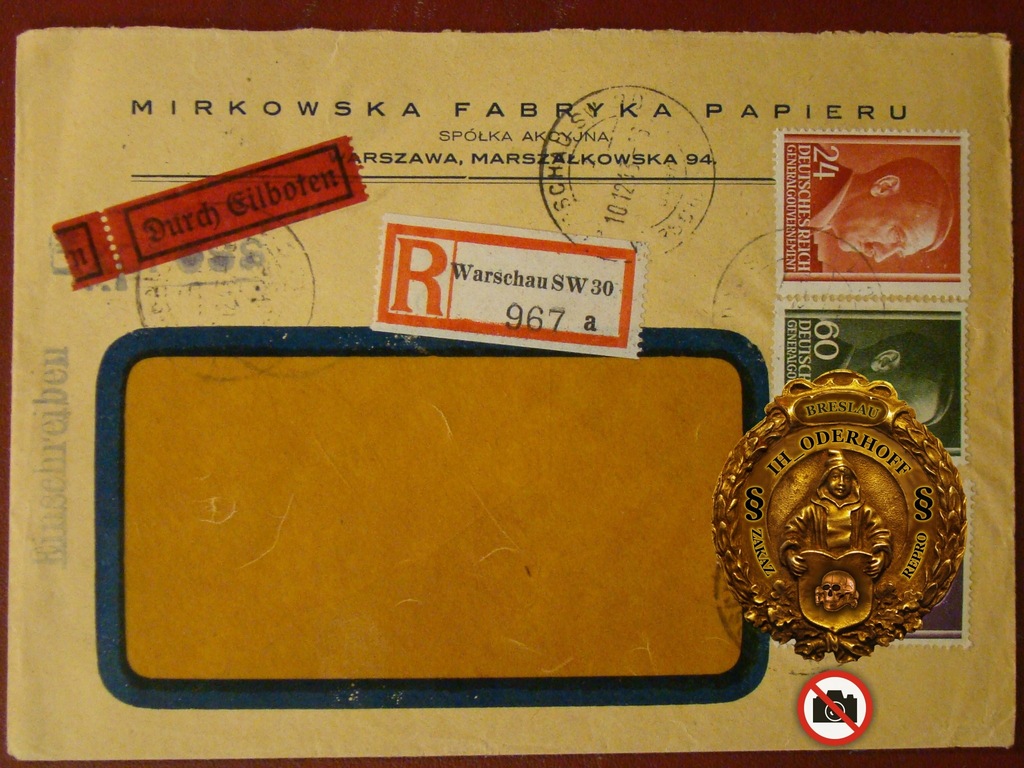 mixp Warszawa GG=Firma+Zn.A.Hitler Lux,B7597