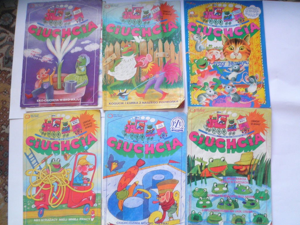 @ CIUCHCIA MIESIĘCZNIK KULFON KOMIKS 1996 10 sztuk