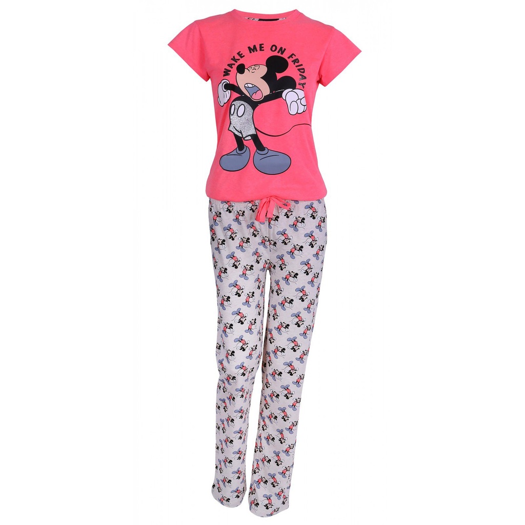 Neonowa piżama Myszka Mickey DISNEY 38-40